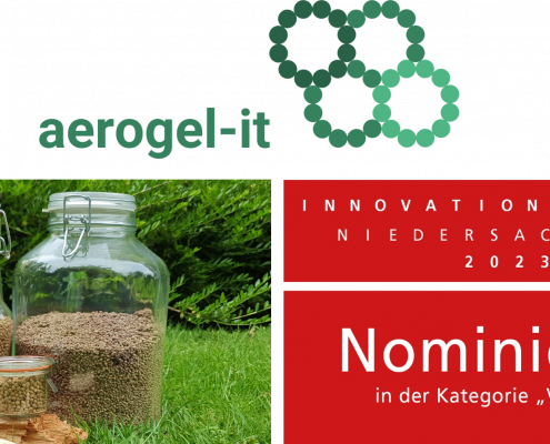 aerogel-it nominated for Innovationspreis Niedersachsen 2023