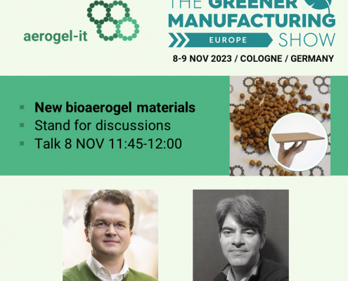 aerogel-it at Greener Manufacturing Show