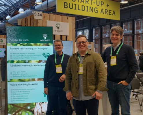 The aerogel-it team at the Klimafestival 2025