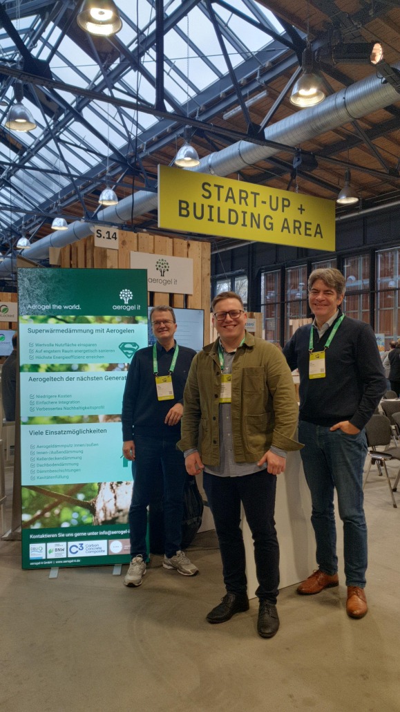 The aerogel-it team at the Klimafestival 2025