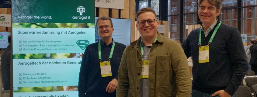 The aerogel-it team at the Klimafestival 2025
