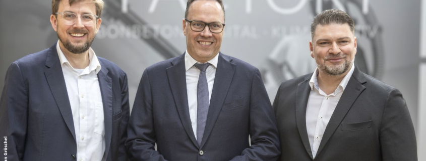 Kahnt & Tietze with Saxonian Minister of State Dirk Panter