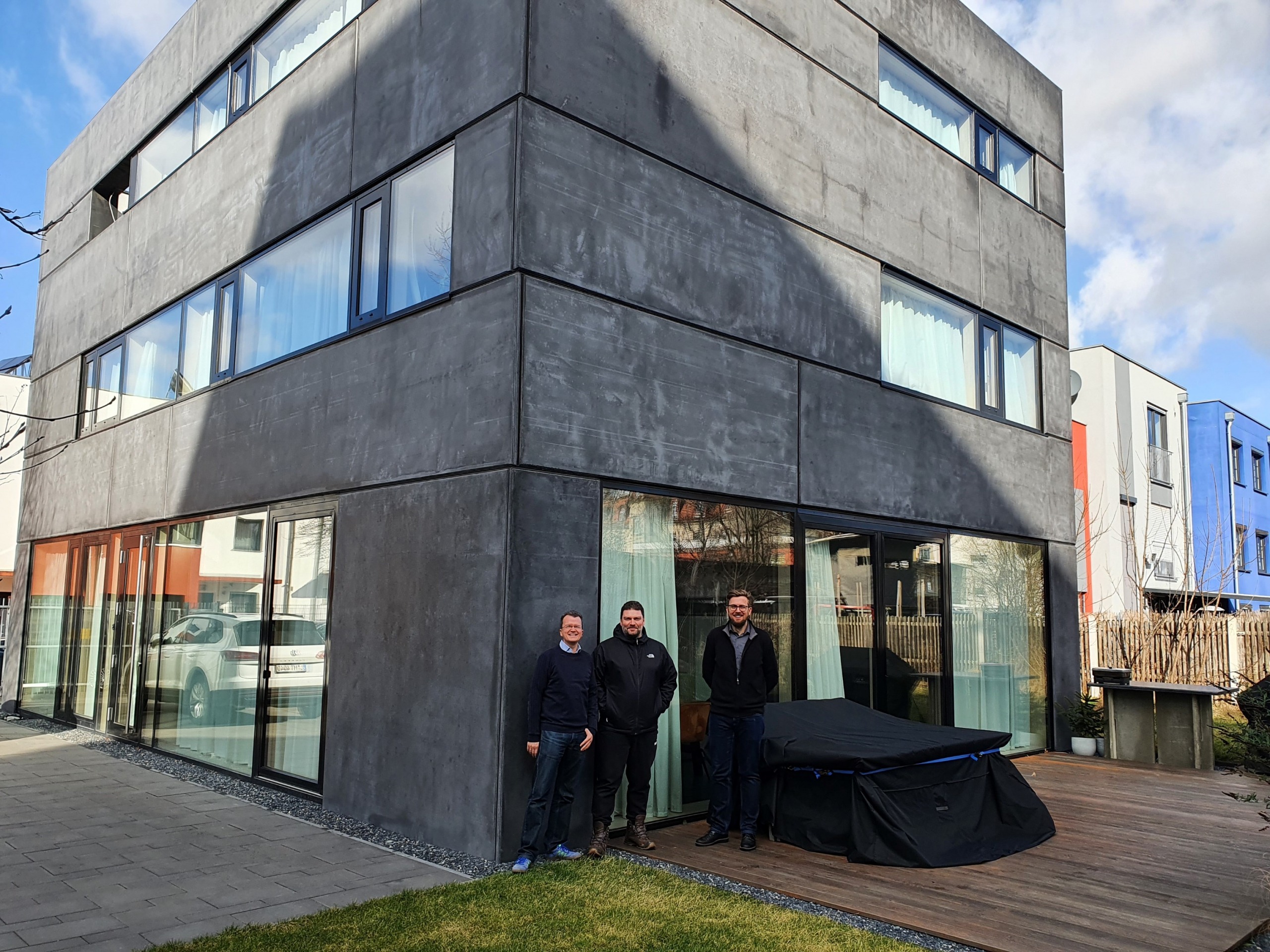 The Tietze Haus, one of the first residential buildings with carbon-reinforced concrete